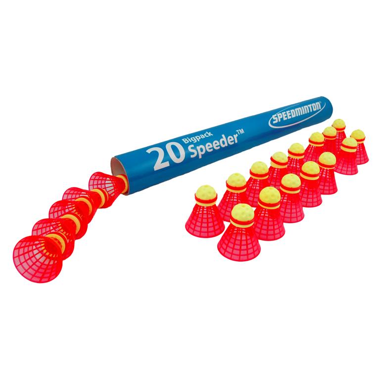 Speedminton Speeder Big Tube Fun 20 Stück - HändlerDeal